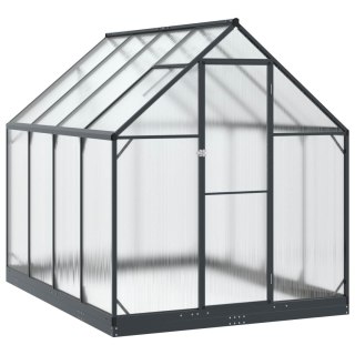 VidaXL Szklarnia Ogrodowa Z blokadą antracytowy 183,5 x 243,5 x 207 cm