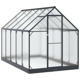 VidaXL Szklarnia Ogrodowa Z blokadą antracytowy 183,5 x 303,5 x 207 cm