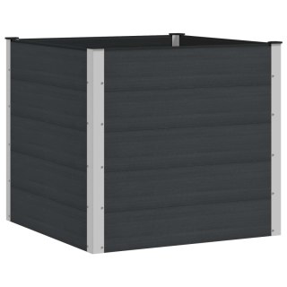 Podniesiona rabata ogrodowa Czarny 100 x 100 x 91 cm