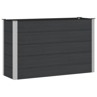 Podniesiona rabata ogrodowa Czarny 150 x 50 x 91 cm