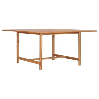 VidaXL Stół ogrodowy, 150x150x76 cm, lite drewno tekowe