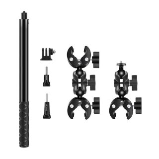 Uchwyt PULUZ na kierownicę + selfie stick 150cm