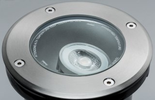 Oprawa dogruntowa Plug & Shine FLOOR regulowana 38st. 6W 3000K 490lm IP67 24V srebrny / metal