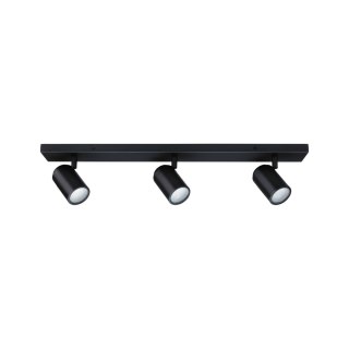 Oprawa ścienno sufitowa ZYLI GU10 max. 3x10W IP44 230V czarny metal / metal
