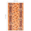 Chodnik dywanowy, BCF, terakota, 100x200 cm