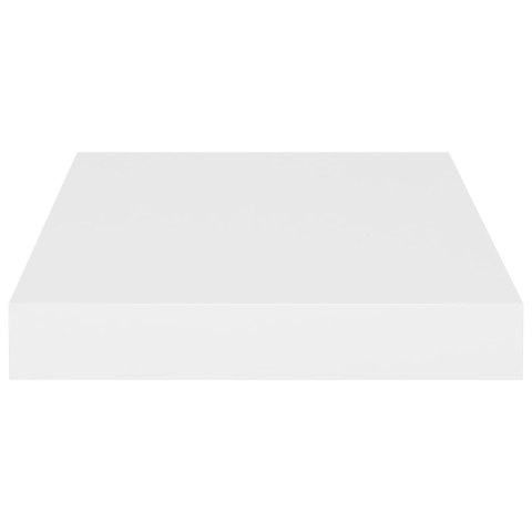 Półki ścienne, 2 szt., białe, 23 x 23,5 x 3,8 cm, MDF