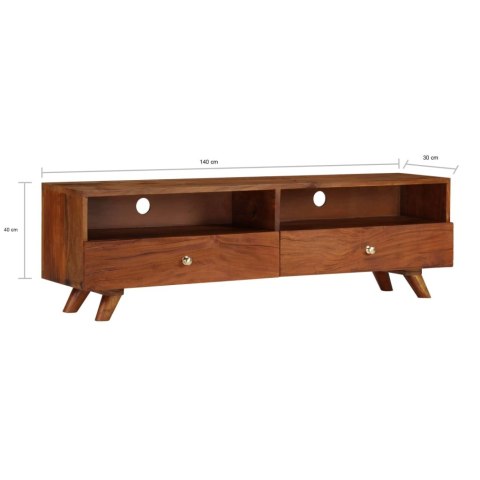 Szafka pod telewizor, lite drewno z odzysku, 140 x 30 x 40 cm Szafka pod telewizor, lite drewno z odzysku, 140 x 30 x 40 cm