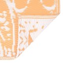 Dywan na zewnątrz, pomarańczowo-biały, 120x180 cm, PP