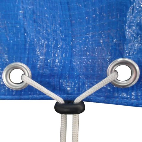Plandeki na basen, 2 szt., PE, prostokątne, 90 g/m², 394x207 cm Plandeki na basen, 2 szt., PE, prostokątne, 90 g/m², 394x207 cm