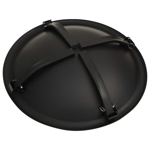 Palenisko i grill 2-w-1, z pogrzebaczem, 56x56x49 cm, stal Palenisko i grill 2-w-1, z pogrzebaczem, 56x56x49 cm, stal