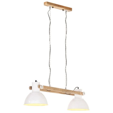 Industrialna lampa wisząca, 25 W, biała, 109 cm, E27