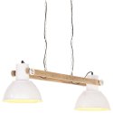 Industrialna lampa wisząca, 25 W, biała, 109 cm, E27