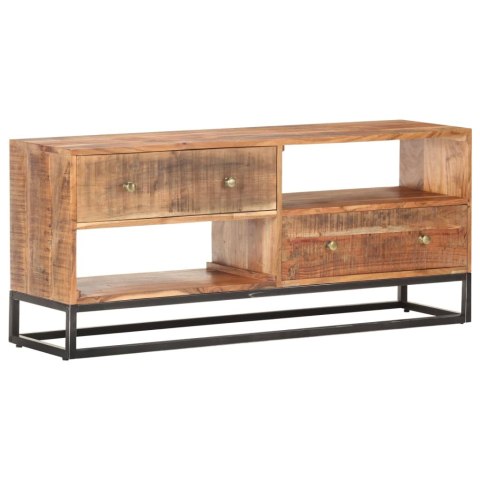 Szafka pod telewizor, 120x30x50 cm, surowe drewno akacjowe Szafka pod telewizor, 120x30x50 cm, surowe drewno akacjowe
