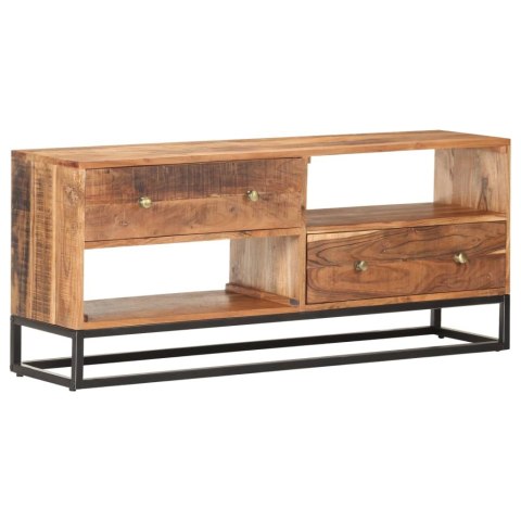 Szafka pod telewizor, 120x30x50 cm, surowe drewno akacjowe Szafka pod telewizor, 120x30x50 cm, surowe drewno akacjowe