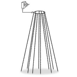 Siatka lampek choinkowych, 400 niebieskich diod LED, 400 cm