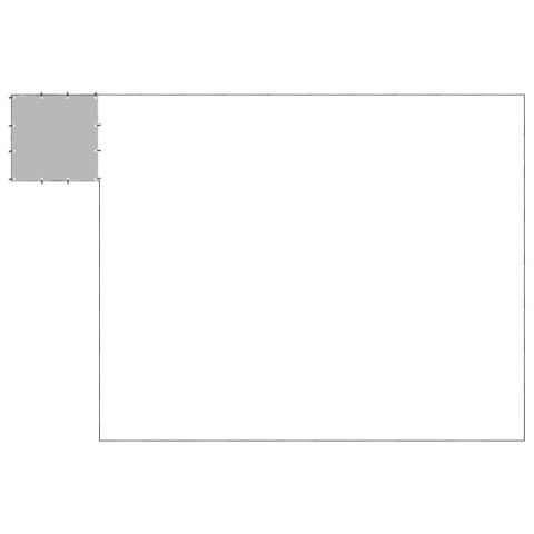 Kojec dla psa, czarny, 25,41 m², stalowy