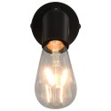 Lampy, 2 szt., żarówki żarnikowe, 2 W, czarne, E27