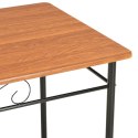 Stół jadalniany, brązowy, 120 x 70 x 75 cm, MDF