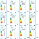 Żyrandol z koralikami, różowy, okrągły, 3 żarówki E14