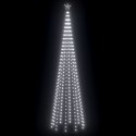 Choinka stożkowa, 752 lampki LED, zimne białe, 160x500 cm