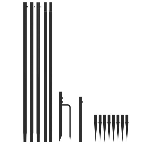 Choinka z lampek, wewn./zewn., 576 niebieskich diod LED, 3,6 m