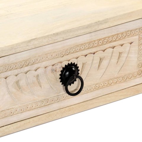 Stolik kawowy, 100 x 60 x 40 cm, lite drewno mango