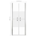 Drzwi prysznicowe, szkło częściowo mrożone, ESG, 96x190 cm