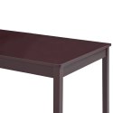 Stół do jadalni, ciemnobrązowy, 180x90x73 cm, drewno sosnowe