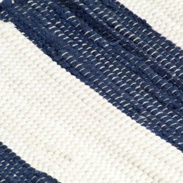Maty na stół, 6 szt, Chindi, w paski, niebiesko-białe, 30x45 cm