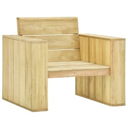 Krzesła ogrodowe 2 szt., 89x76x76 cm, impregnowana sosna