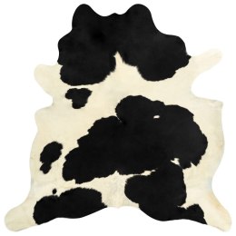 Dywan z krowiej skóry, czarno-biały, 150x170 cm