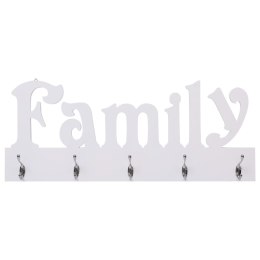 Wieszak ścienny na płaszcze FAMILY, 74 x 29,5 cm