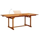 Ogrodowy stół jadalniany, (150-200)x100x75 cm, drewno akacjowe