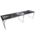 Zestaw stołowy Beer Pong o regulowanej wysokości 240 x 61 cm