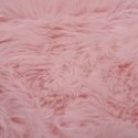 Dywanik, 60 x 90 cm, sztuczna owcza skóra, różowy