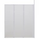 Drzwi prysznicowe, kształt L, 70x120x137 cm, 4 panele, składane