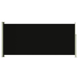 Wysuwana markiza boczna na taras, 140 x 300 cm, czarna