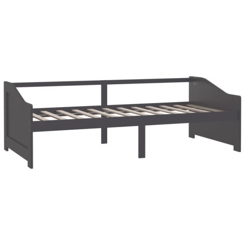3-osobowa sofa/łóżko, ciemnoszara, drewno sosnowe, 90x200 cm 3-osobowa sofa/łóżko, ciemnoszara, drewno sosnowe, 90x200 cm