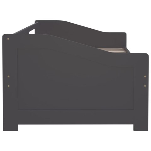 3-osobowa sofa/łóżko, ciemnoszara, drewno sosnowe, 90x200 cm 3-osobowa sofa/łóżko, ciemnoszara, drewno sosnowe, 90x200 cm
