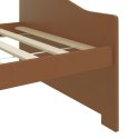 3-osobowa sofa/łóżko, miodowy brąz, sosnowa, 90 x 200 cm