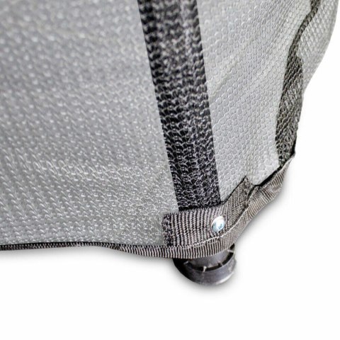 TRAMPOLINA DZIECIĘCA DLA DZIECI 140CM DO OGRODU CZERWONA Z OSŁONĄ I SIATKĄ