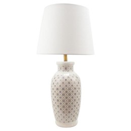 Lampa stołowa DKD Home Decor Ceramika Płótno Biały (34 x 34 x 67 cm)