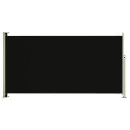 Wysuwana markiza boczna na taras, 160 x 300 cm, czarna