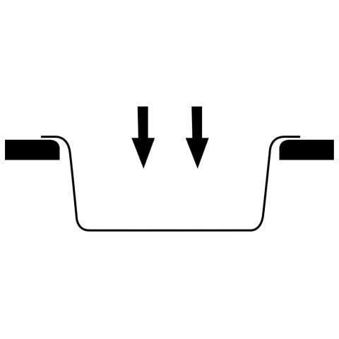 Zlew kuchenny z otworem przelewowym, czarny, granitowy