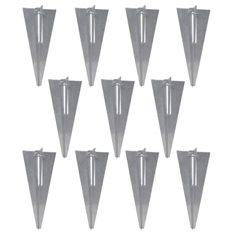 Ogrodzenie z siatki z akcesoriami, galwanizowana stal 25x1,5 m