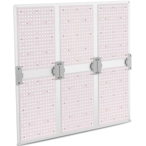 Lampa do uprawy wzrostu roślin pełne spektrum 72 x 60 cm 1404 LED 600 W srebrna Lampa do uprawy wzrostu roślin pełne spektrum 72 x 60 cm 1404 LED 600 W srebrna