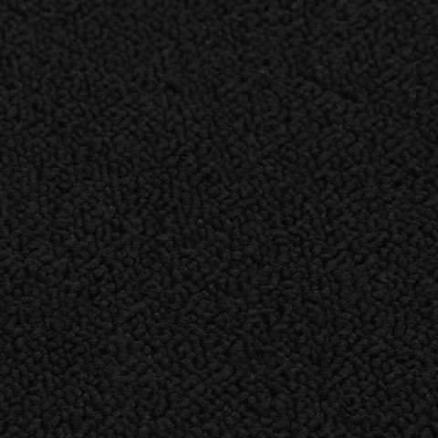 Nakładki na schody, 15 szt., 60x25 cm, czarne, antypoślizgowe