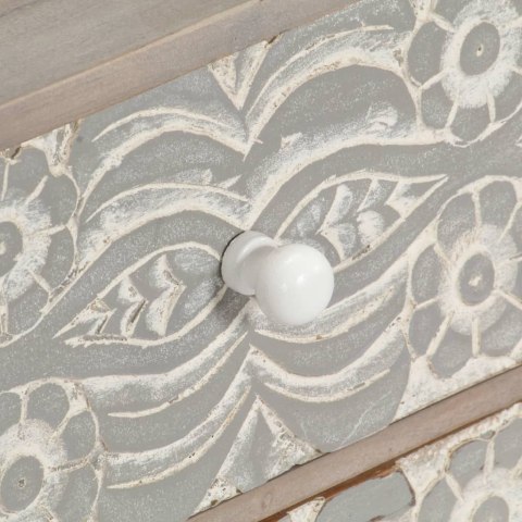 Szafka pod TV, 120x30x40 cm, lite drewno akacjowe