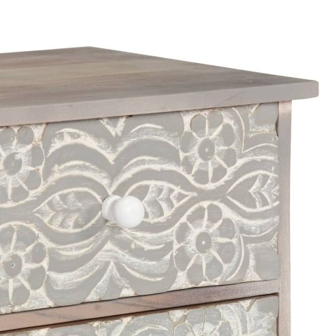 Szafka pod TV, 120x30x40 cm, lite drewno akacjowe