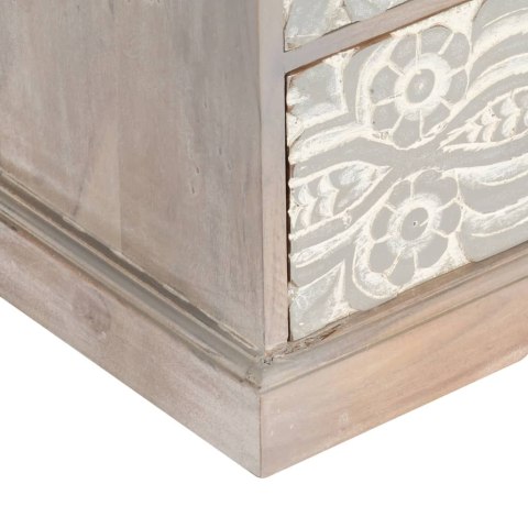 Szafka pod TV, 120x30x40 cm, lite drewno akacjowe